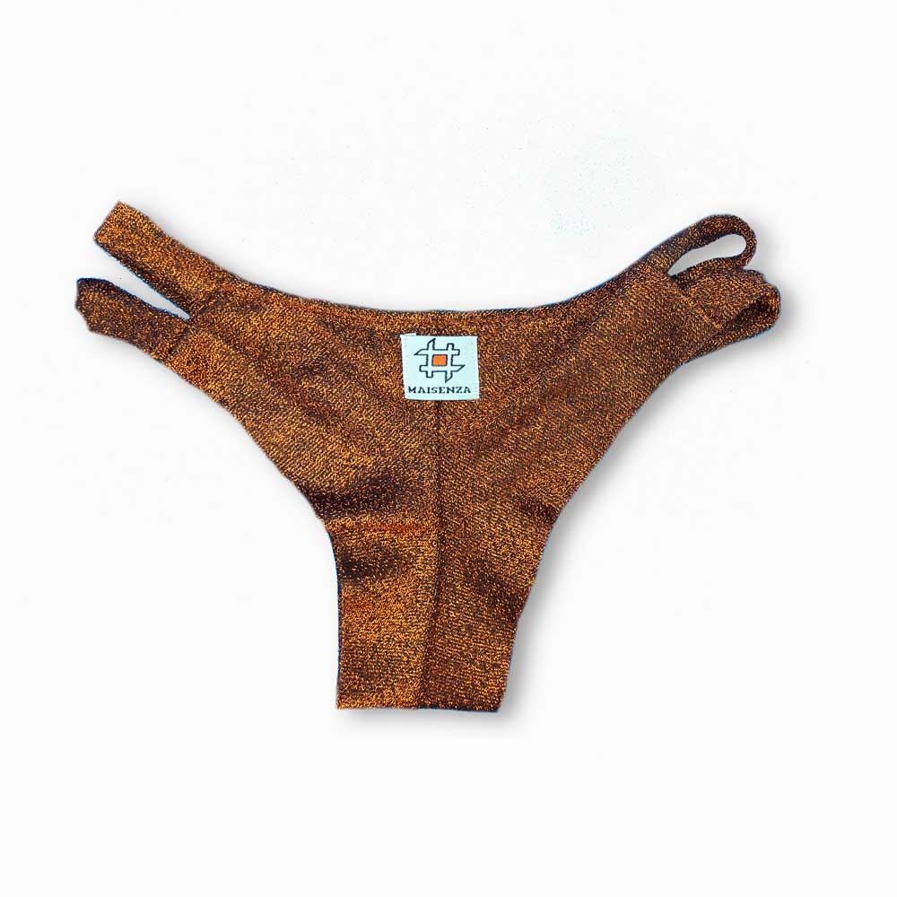 Monokini Double - Glitter Bronze
