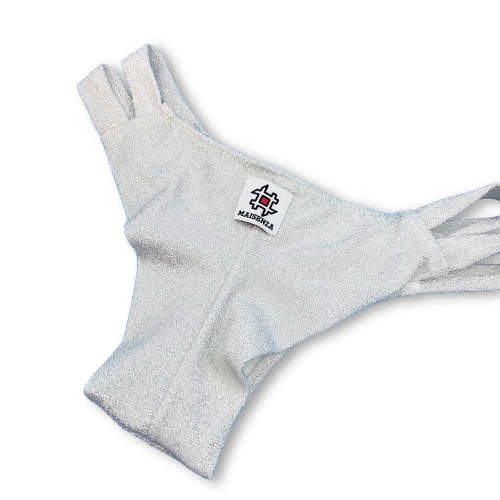 Monokini Double - Glitter White