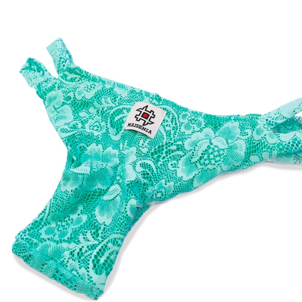 Monokini Double - Pizzo Green