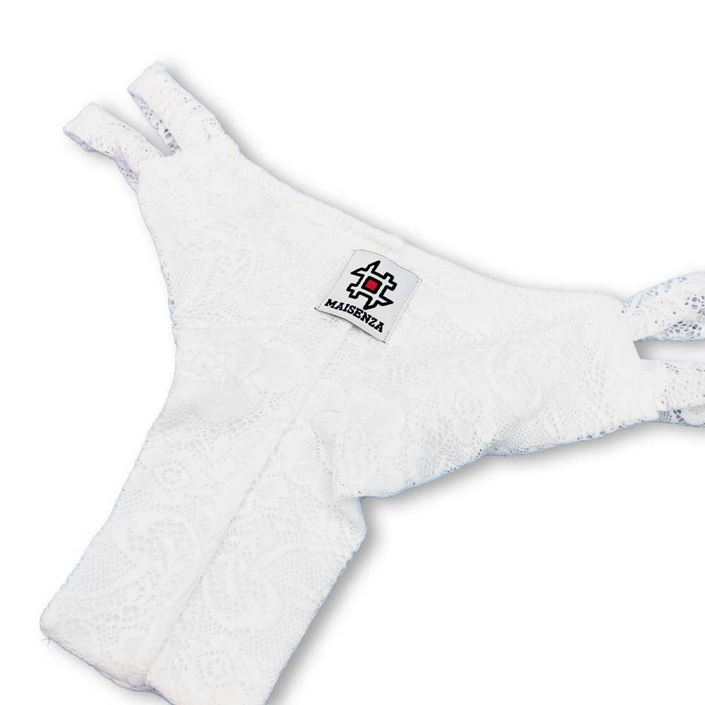 Monokini Double - Pizzo White
