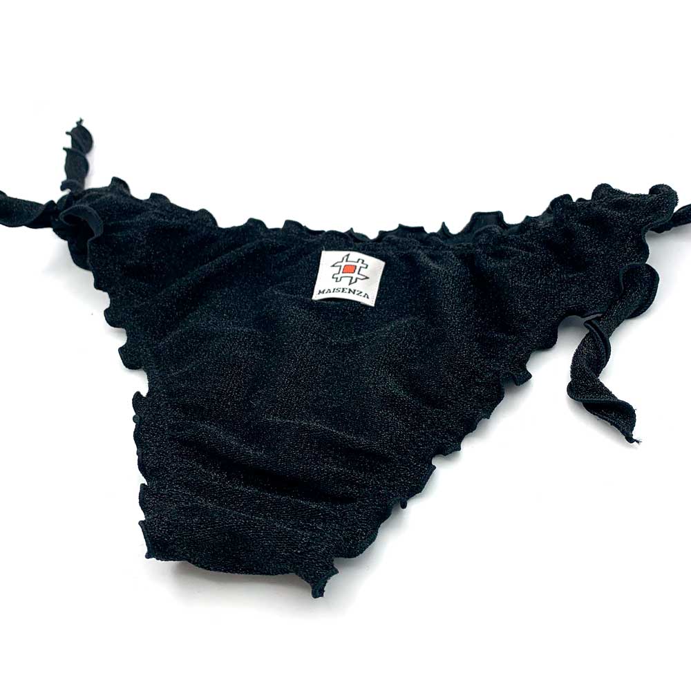 Bikini Frou Frou - Glitter Black