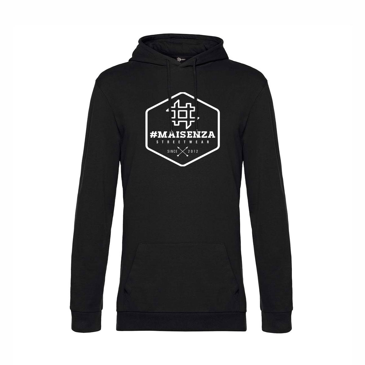 Felpa con cappuccio uomo BOX LOGO - Heather Grey