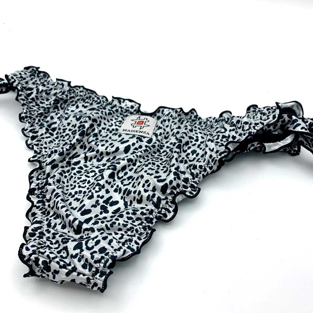 Bikini Frou Frou - Leopard Black