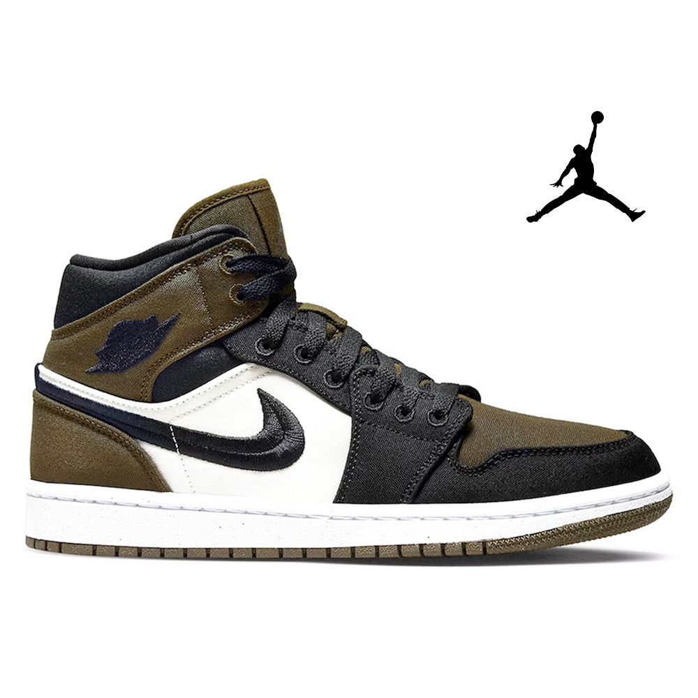 Jordan 1 Mid Olive Toe (W)