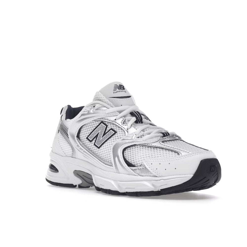 New Balance 530 White Silver Navy