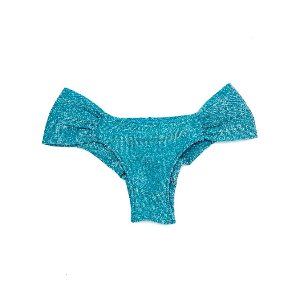 Monokini Fascia - Glitter Light Blu