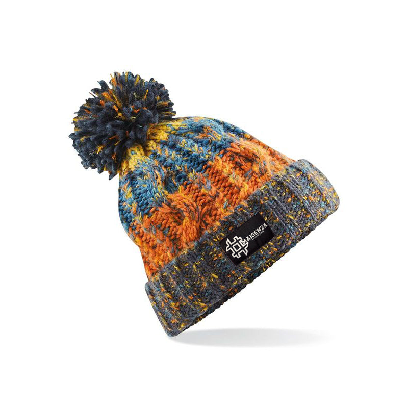 Cappello di lana POMPOM - Retro Blues