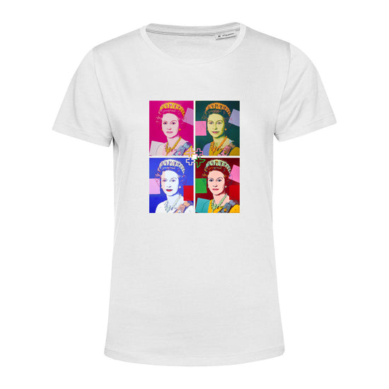 T-shirt organica DONNA God save the Queen